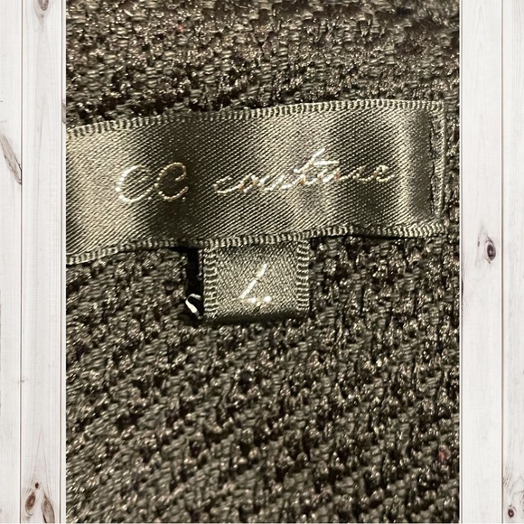 C C COUTURE BLACK COAT - Picture 6 of 7